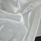 Silk White Silks And Satin Wholesale 100% Pure Silk White Color 19mm Bridal Satin Silk Fabric