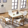 Popular Extending Function Soild wood Meijer Folding Dining Table
