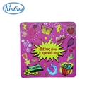 art paper home decoration flat fridge magnet