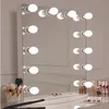 High gloss led vanity mirror lights kit with dimmable lights for bedroom