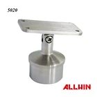Stainless Steel Adjustable Flat Hand Rail Bracket Straight Saddle