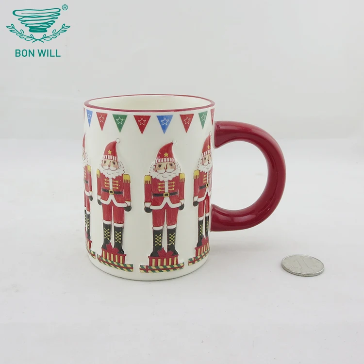 custom design unbreakable coffee cup christmas gift ceramic mug