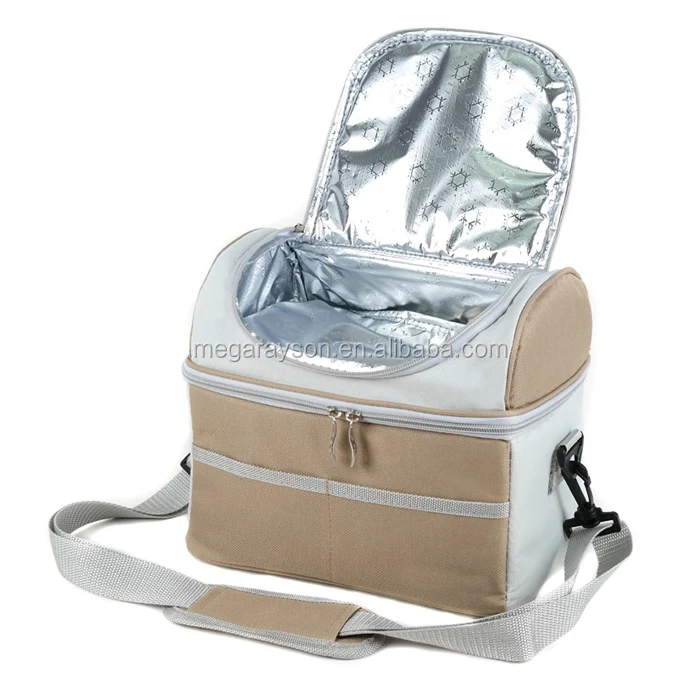 large ice cooler bag/ insulated aluminium foil soft lunch picnic