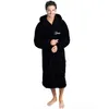 Bath robe 100% cotton white mens towelling robe with hood
