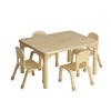 wholesale good quality kids wooden school furniture student study table and chair