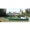 Mini river cleaning dredging barge boat for sale