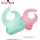 Resists Stains Waterproof Cute Silicone Baby Bib With Sleeves