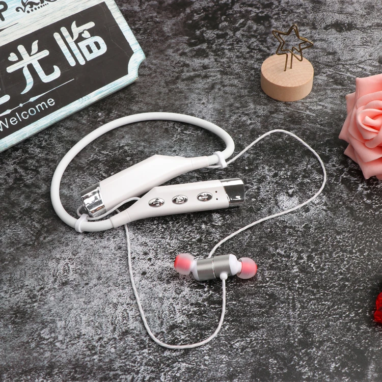 Blue tooth Headphone Neckband In-Ear Earphones VJ096 Wireless Sports Magnetic Earbuds With Mic - ANKUX.COM