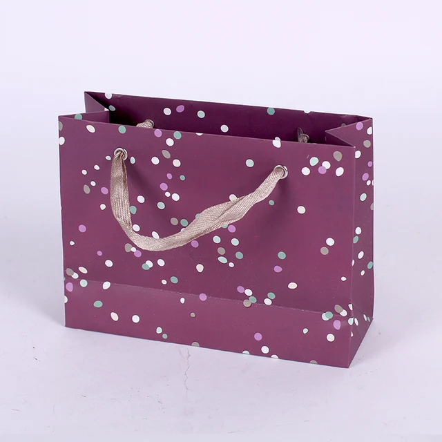 new fancy custom logo printed shopping bag gift paper bag with