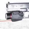 Tactical Led Flashlight and Red Green Laser Sight Combo White Light 150 Lumens Picatinny Rail Mount for Hunting Pistols