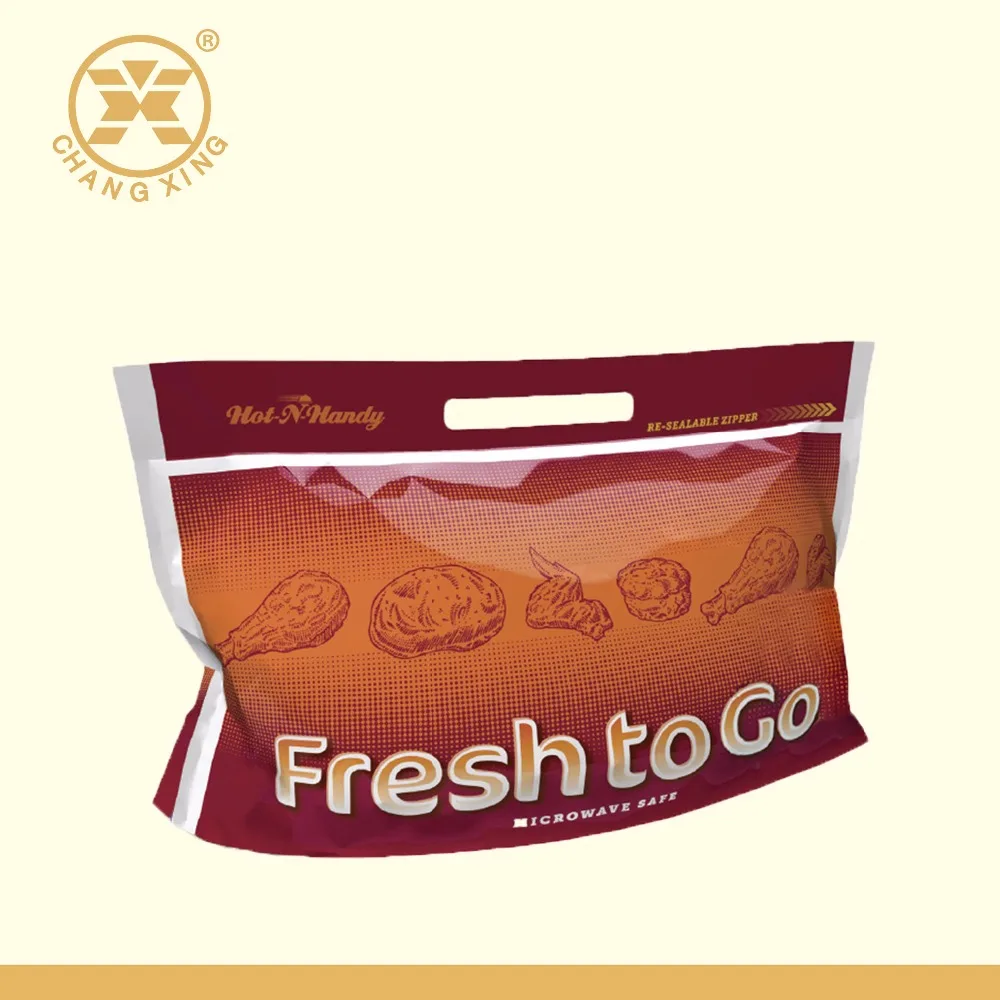 microwave safe plastic hot food roast chicken packaging bag