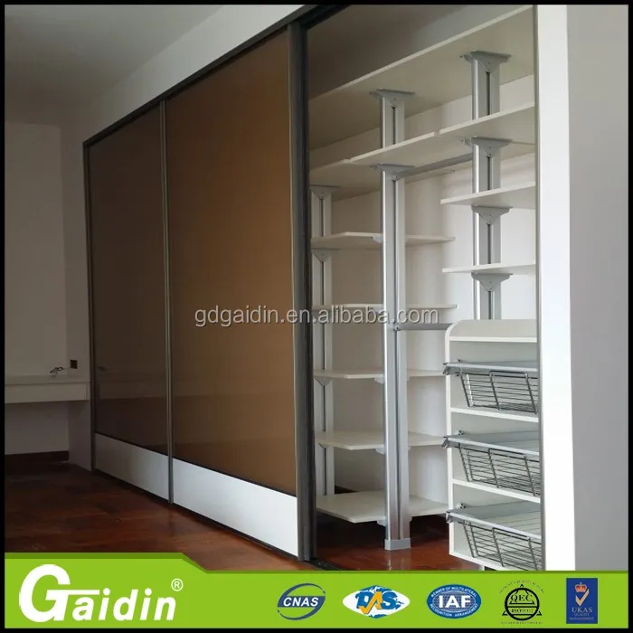 Wardrobe Sliding Fittings Being Made Of Aluminum Adjustable Closet