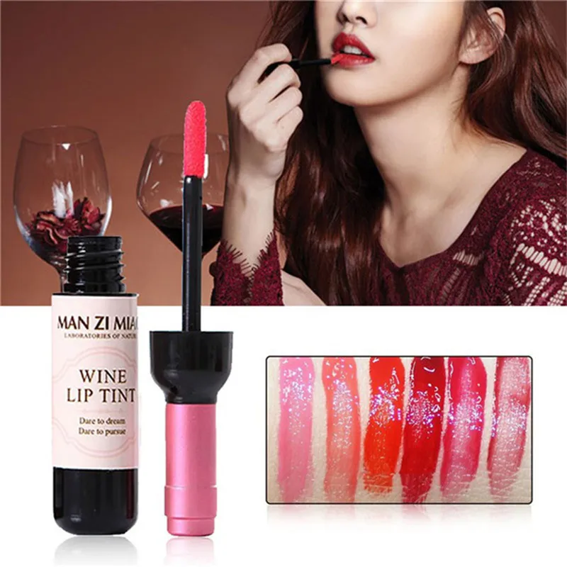 Brand-Makeup-Red-Wine-Bottle-Stained-Lip-Gloss-Matte-Lipstick-Tint-Liquid-Lipstick-Easy-to-Wear