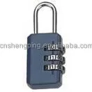 Fashion Combination Padlock With Travel Lock