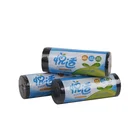 biodegradable strong star sealed black garbage bag on roll
