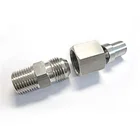 China factory custom OEM hose fittings stainless steel hydraulic reducer adapter