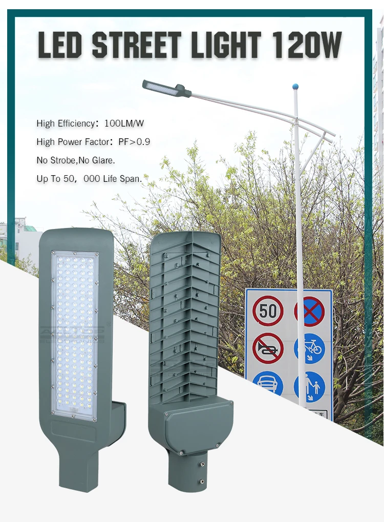 High efficiency bridgelux 120w smd led street light price list