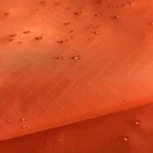 Waterproof and Airtight Material Orange Inflatable Polyurethane Laminated Nylon Ripstop Fabric for Outdoor Bags