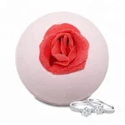 Popping Candy Spa Rose Organic Cherry Bath Bombs With Ring