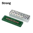 Dominoes Red Blue Green Yellow Colored Dominoes High Quality Family Game Colorful Double 6 Dominoes Set