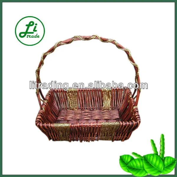 wicker wine basket gift
