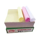 Most Popular high quality 220mm*340mm 50-55g 1Ply Continuous Computer Printing Paper Carbonless Paper