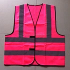 high visibility waistcoat with reflective tape