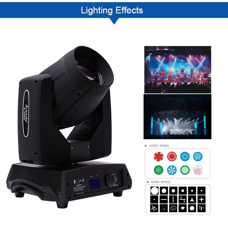 hot sale China sharpy beam spot 10r 280 moving head disco light outdoor led beam light