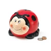 Funny red ladybug ceramic Kids Wholesale Piggy Banks