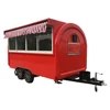 ECOCAMPOR Mobile Retro Fast Deep Fryer panama Food Van Caravan Trailer With Kitchen For Sale