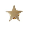 Stamped Copper W/O Color Infill china manufacturers Gold Star Lapel Pin