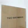 Factory supplied two-way mirror glass