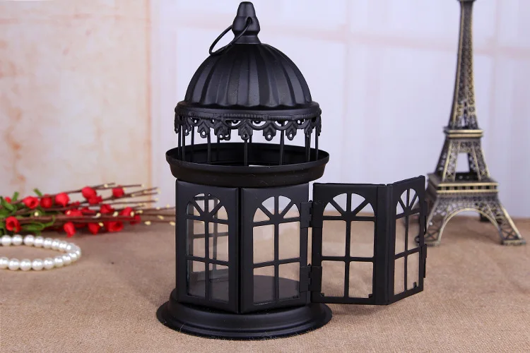 European Candlestick ornaments creative zakka Iron crafts decorations gifts wholesale