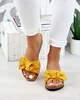 summer Leopard print Bow cork sandals for women and ladies