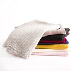 The new plain honeycomb wool scarf shawl for 2019