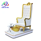 luxury Wholesale salon furniture luxury style high back spa massage queen throne pedicure chair