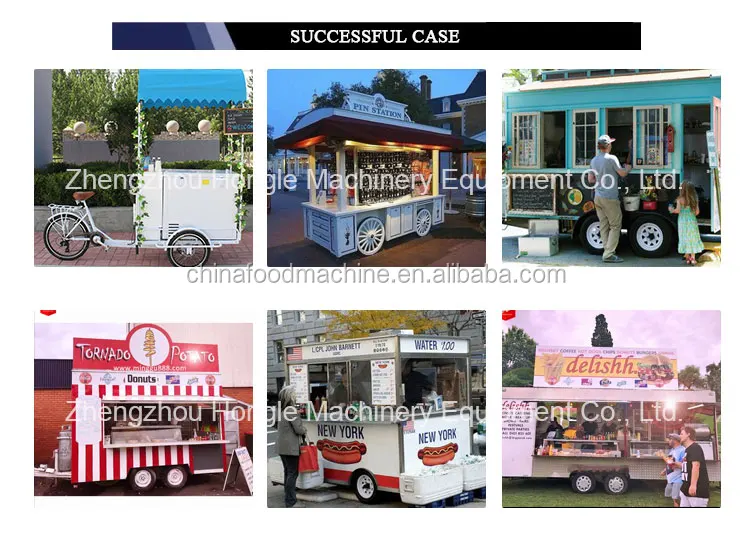 Coffee Vending Cart Bike Foodtruck Mobile Food Candy Carts supplier