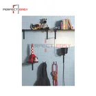 Multi function metal wall mounted pegboard organizer for kitchen