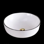 Euro Design Wash Basin Models Round Ceram Basin Sink Single Bowl L803