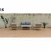 2019 new design factory hot sale rope woven sofa set patio wicker furniture