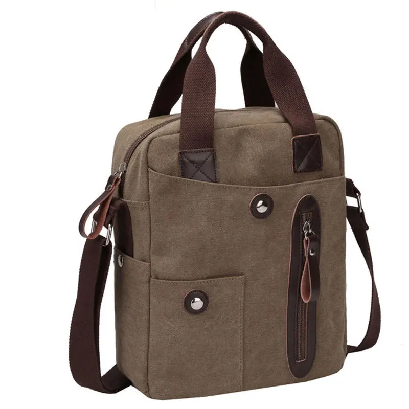 2015 Fashion Vintage Men Messenger Bags Canvas Shoulder Bags Men Business Bag Travel Bag Men Day Pack Free Shipping