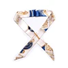 High Quality Polyester Satin Silk Handmade Scarf Wholesale Classic Style Printing Bag Twillies Scarf