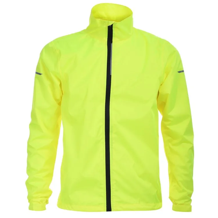 mens hi vis waterproof cycling jacket