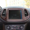 Car Accessories For Jeep For Compass 2017 Chrome Navigation GPS Frame Trim Air Vent Cover