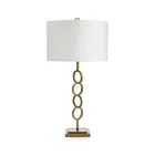 Simple Classic Luxury LED Light Source Decorative Brass Table Lamp