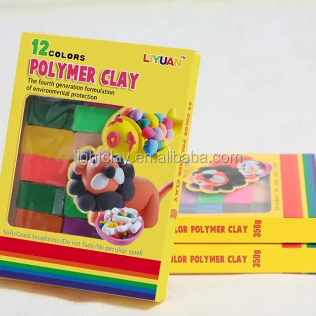 wholesale polymer clay unbaked 24 color polymer clay set