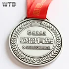 Custom soft enamel zinc alloy medals and trophies religious medal ribbons hanging metal medals