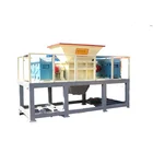 Scrap foam shredder/Plastic steel doors and windows twin shaft shredder machine