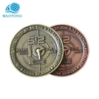 custom metal stamping coins antiqu coin for memory earthquake disaster