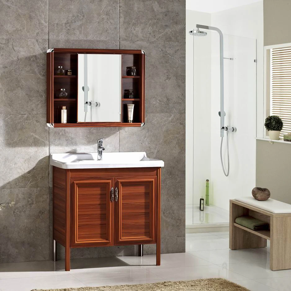New Design Bathroom Vanity Cabinet Aluminum Bathroom Cabinet